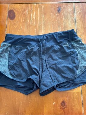 Avia Women's Navy and Gray Athletic Shorts